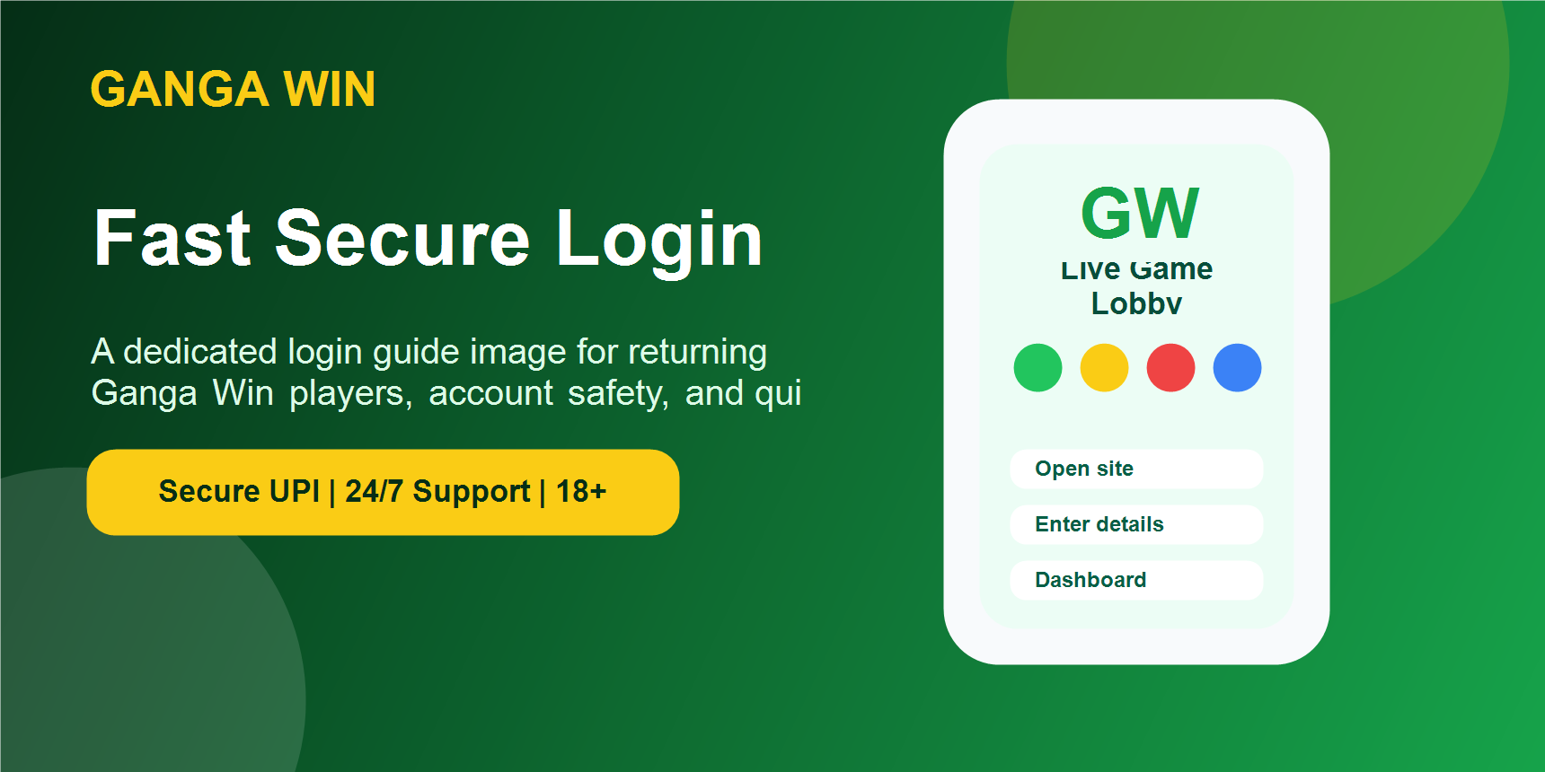Ganga Club Login guide for secure access to Ganga Club Game account 2026