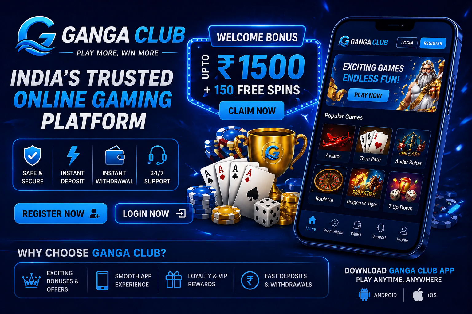 Ganga Club Register step-by-step account creation guide for new Indian users 2026